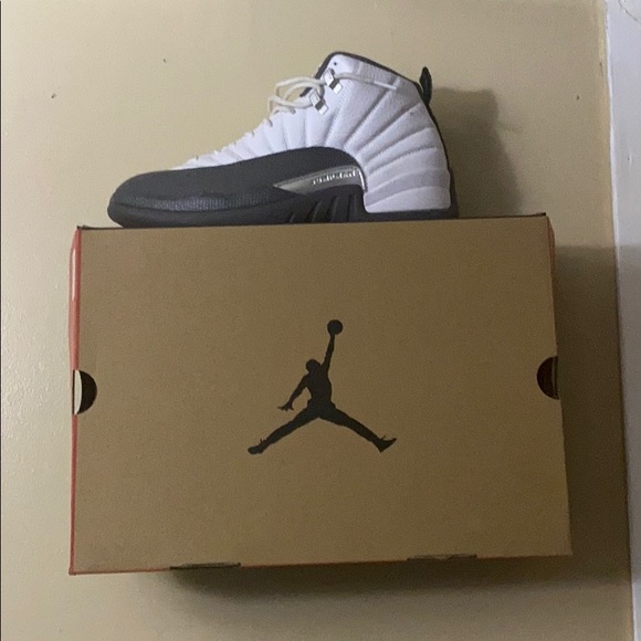 Jordan Other - Jordan 12 Retro white dark grey size 9.5